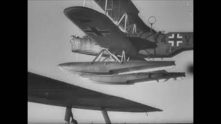 Heinkel He 59 and 60 floatplanes patrolling shipping lanes in the North Sea in 1940