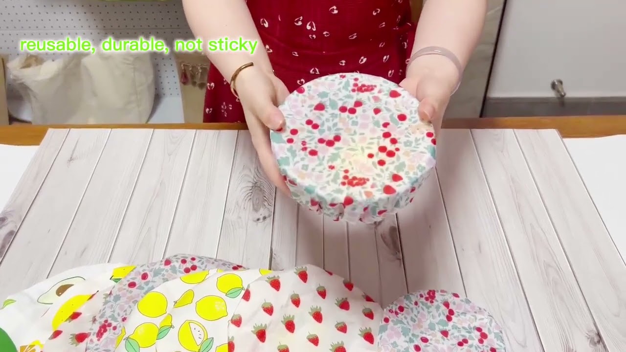 Reusable Stretch Lids Kitchen Accessories fabric Lid Cap fabric Lids For Cookware Bowl Cover