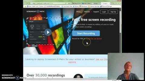 How to Use Screencast-o-matic from the website