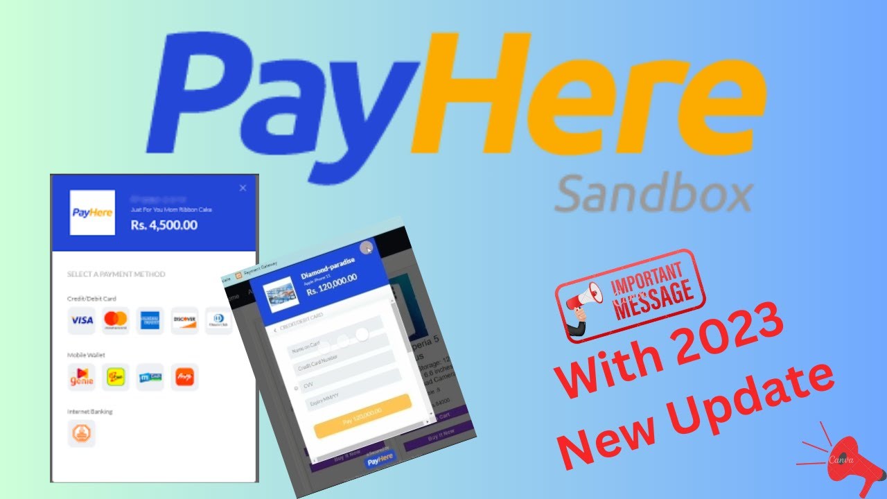 Payhere Sandbox Integration with 2023 Update | New Update | How to ...