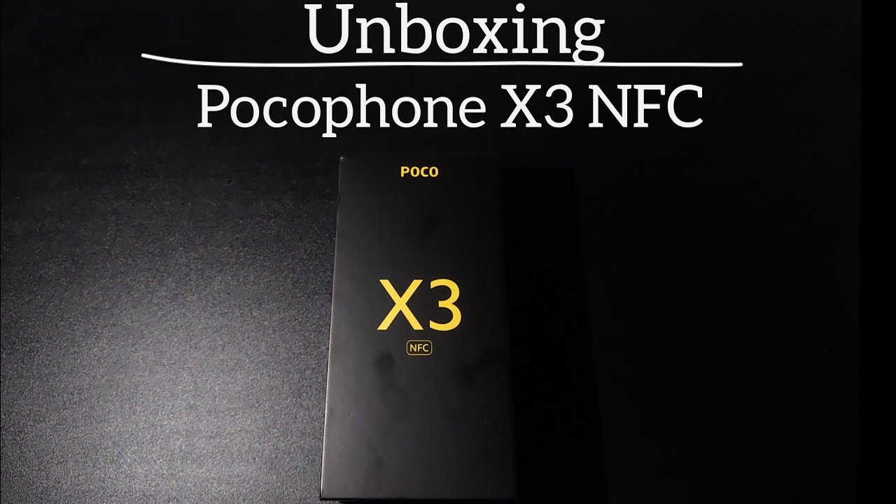 Unboxing : Poco X3 NFC Blue 128