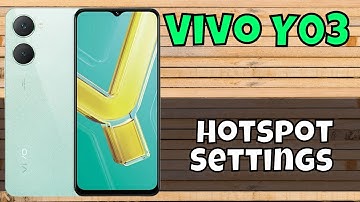 Vivo Y03 Hotspot Settings || Vivo Y03 How to Enable Hotspot