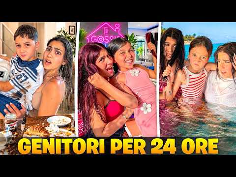Video SARA E LUCREZIA DIVENTANO I GENITORI DI ILARY E FIGLIA CHIARA PER 24 ORE NELLA GOSSIP HOUSE!