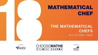 Mathematical Chef – CHOOSEMATHS Awards 2018