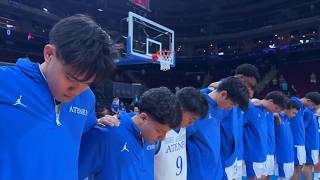 UAAP takes MOMENT OF SILENCE before Ateneo-UE season opener | UAAP Season 89 Men’s Basketball