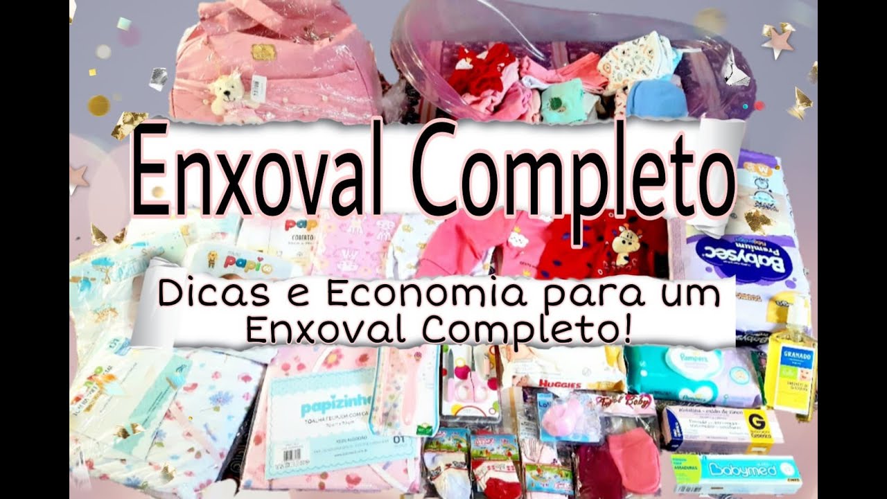 ENXOVAL DE BEBE SIMPLES E ECONOMICO