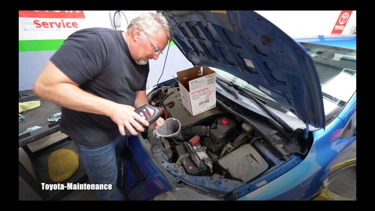 2010 Toyota Corolla Automatic Transmission Fluid Service - YouTube