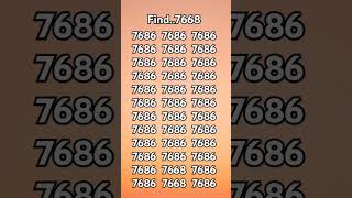 Find the number #7668 #quiz