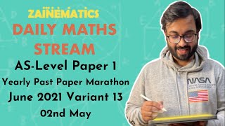 P1 A LEVELS OCT/NOV 2020 VARIANT 13 9709/13/O/N/20
