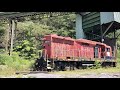 Abandoned Railroad & Abandoned Locomotive Isolated On Abandoned Coal Mine Branch In West Virginia!