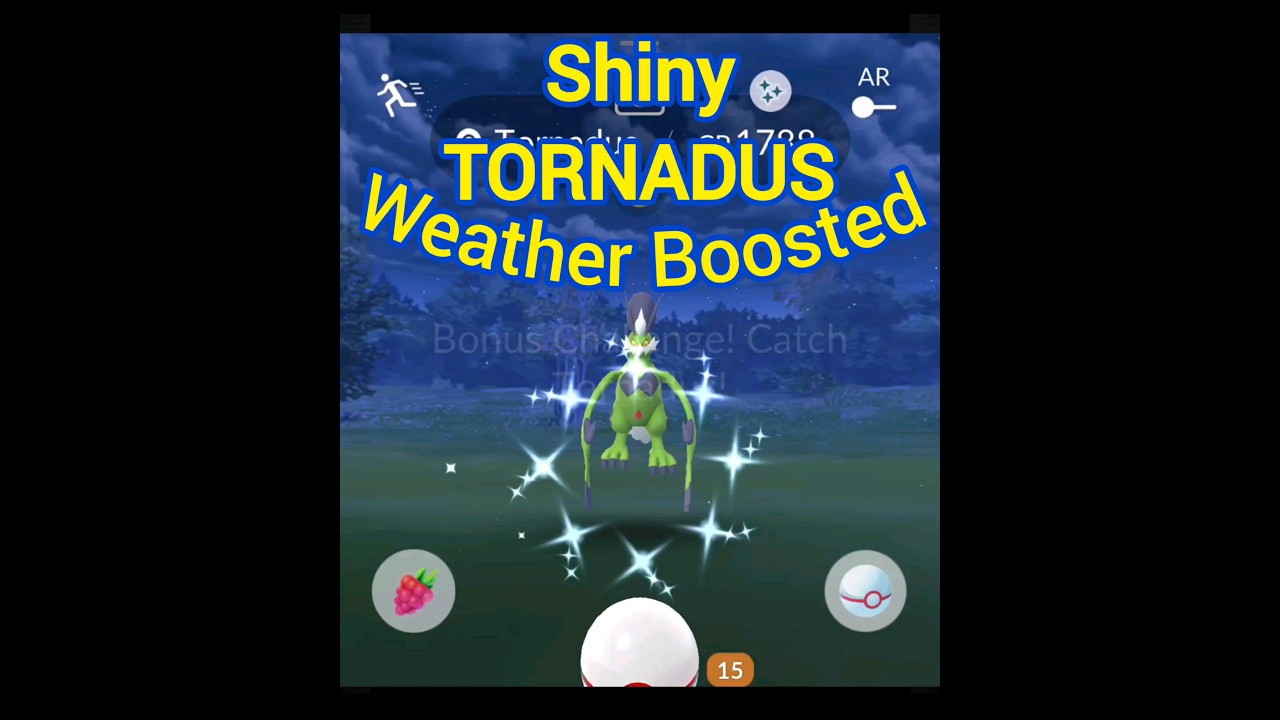 Pokémon Go - Shiny Tornadus (Boreas) - Échange Ou Capture Sous 30 Jours - Compte/Service