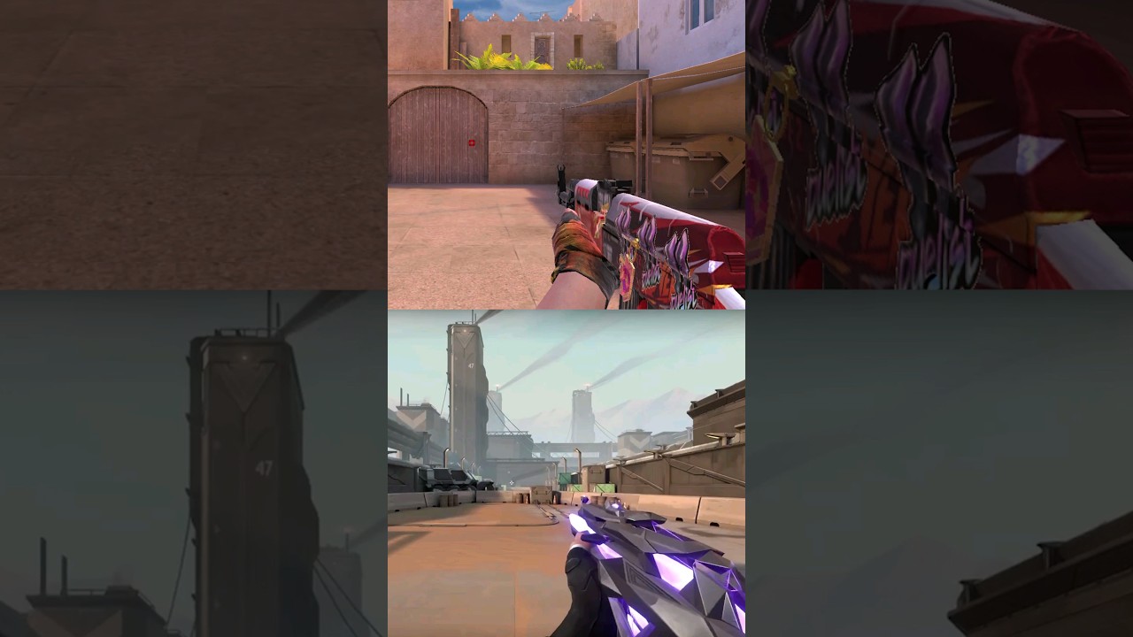 СТАНДОФФ2 2 против ВАЛОРАНТА МОБАЙЛ 