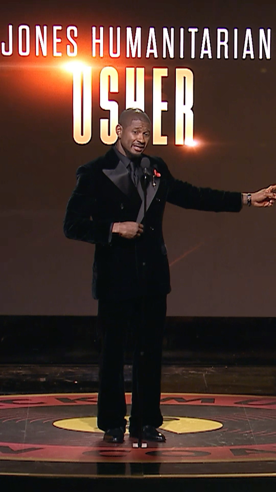 Honored to receive the Quincy Jones Award.