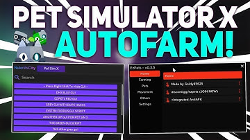 PET SIM X NEW UPDATED SCRIPT WITH PASTEBIN LINK! - AUTOFARM, COIN AND GEM FARM WITH AUTO EGG OPENER!
