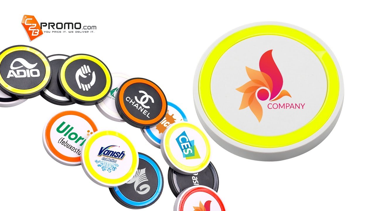 Promotional Wireless Charger | Custom Wireless Charging Pad | TWCH003 from C2BPromo.com