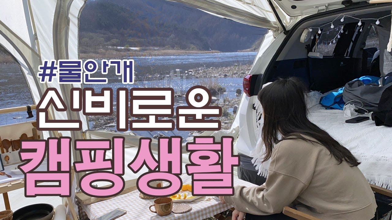 신비로운 캠핑생활/물안개 멋진노지캠핑/김치전 막걸리 캬~/camping