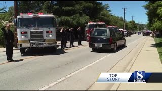 Mile long procession escorts fallen Santa Cruz deputy