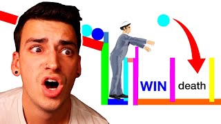 THE CRAZIEST BALL THROW LEVELS! (Happy Wheels)