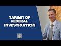 Target of Federal Investigation Florida board-certified Trial Attorney Ben Stechschulte shares more about what it means to be the target of a Federal investigation. Watch this then learn more what to do if you receive a Target Letter: http://bit.ly/target-letter