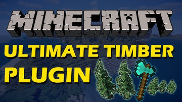 Realistic tree chopping in Minecraft with Ultimate Timber Plugin