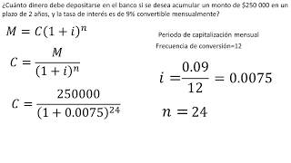 Present value | Compound interest | Example 1