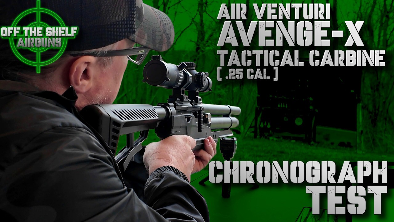 Air Venturi Avenge-X Tactical Carbine (.25 Cal) - Chronograph Test