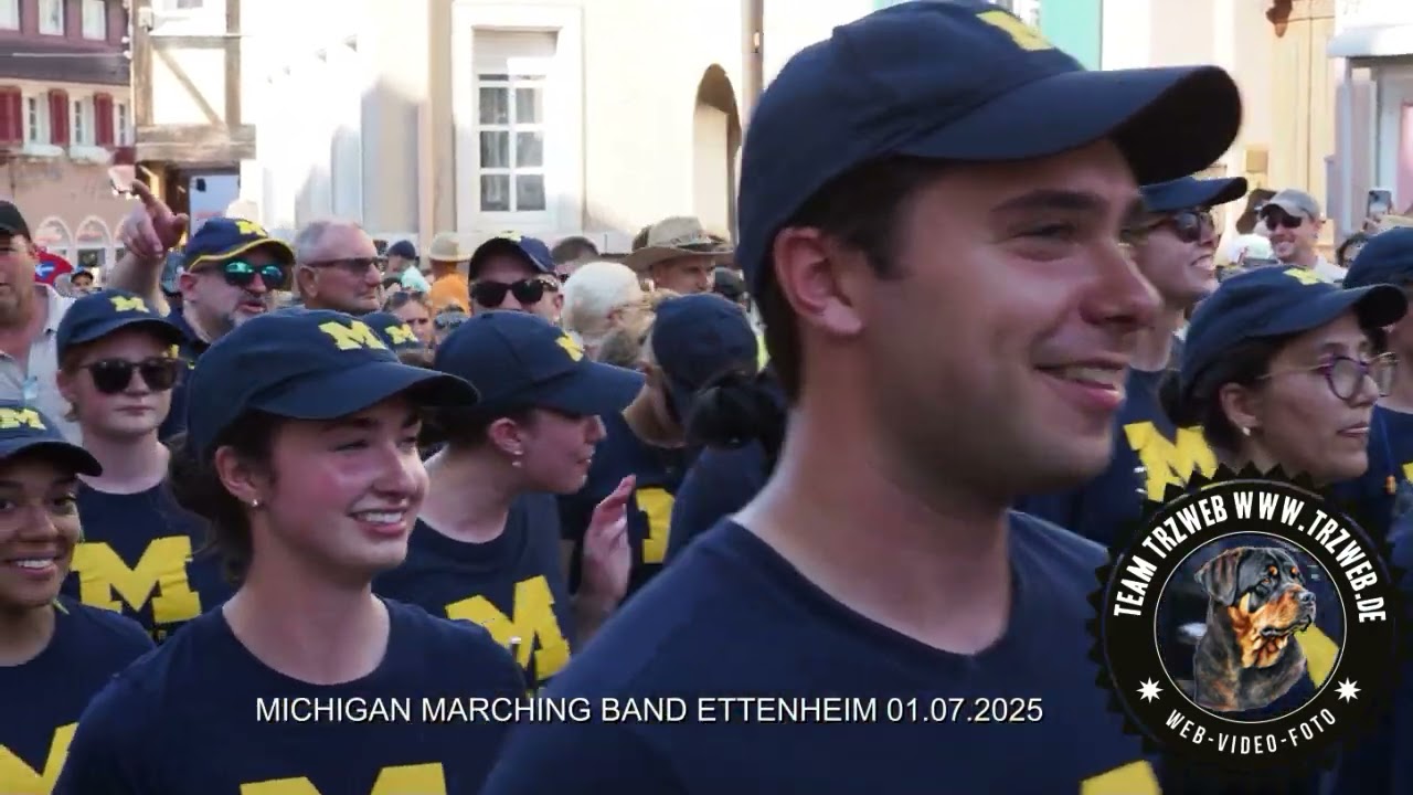 MICHIGAN MARCHING BAND IN ETTENHEIM GERMANY  01. July 2025