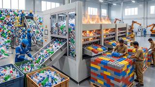 Plastic Bottles to Strong Bricks Factory Process | Eco Construction Revolution 2026