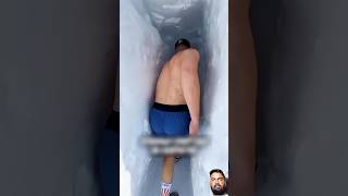 He Entered A Trap Hole! ❄️😳 #usashorts