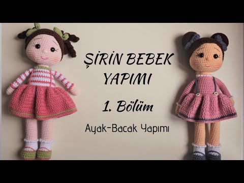 Şirin Bebek Yapımı (Tasarım Sahibinden! ) 1-Ayak ve Bacak Yapımı #Amigurumi #örgübebek