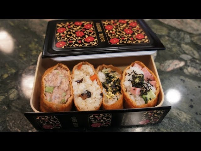 Japanese sushi inari sushi Inari Sushi Recipe using InnovAsian Sticky White Rice