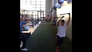 Jeremy Lin (Los Angeles Lakers) explosiveness balance summer workout instagram