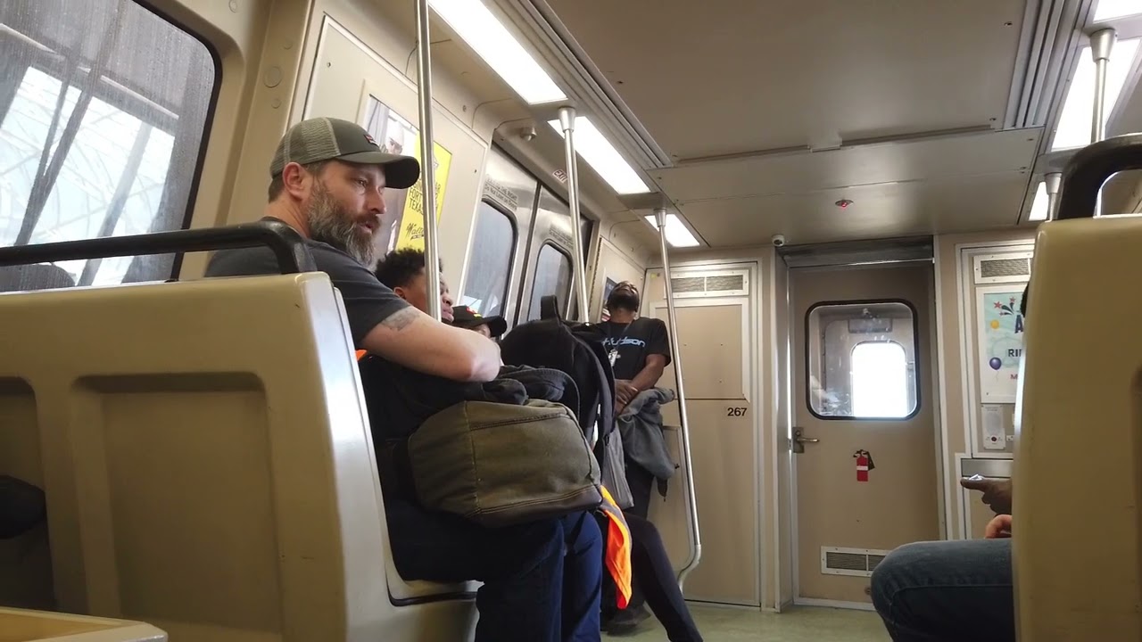 Atlanta Airport MARTA Train Ride to Downtown Atlanta