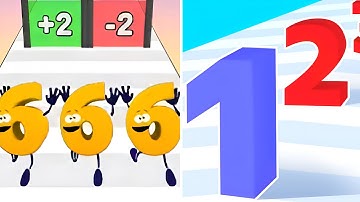 Number Run 3D Vs Number Master - All New Speedrun Mobile Walkthrough Gameplay FUNNY Ep