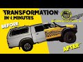 Mitsubishi COLT L200 Transformation in 4 minutes
