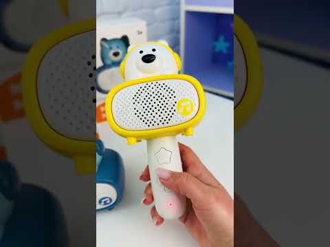 Дитячий музичний мікрофон з колонкою Bluetooth караоке-мікрофон, видео 1