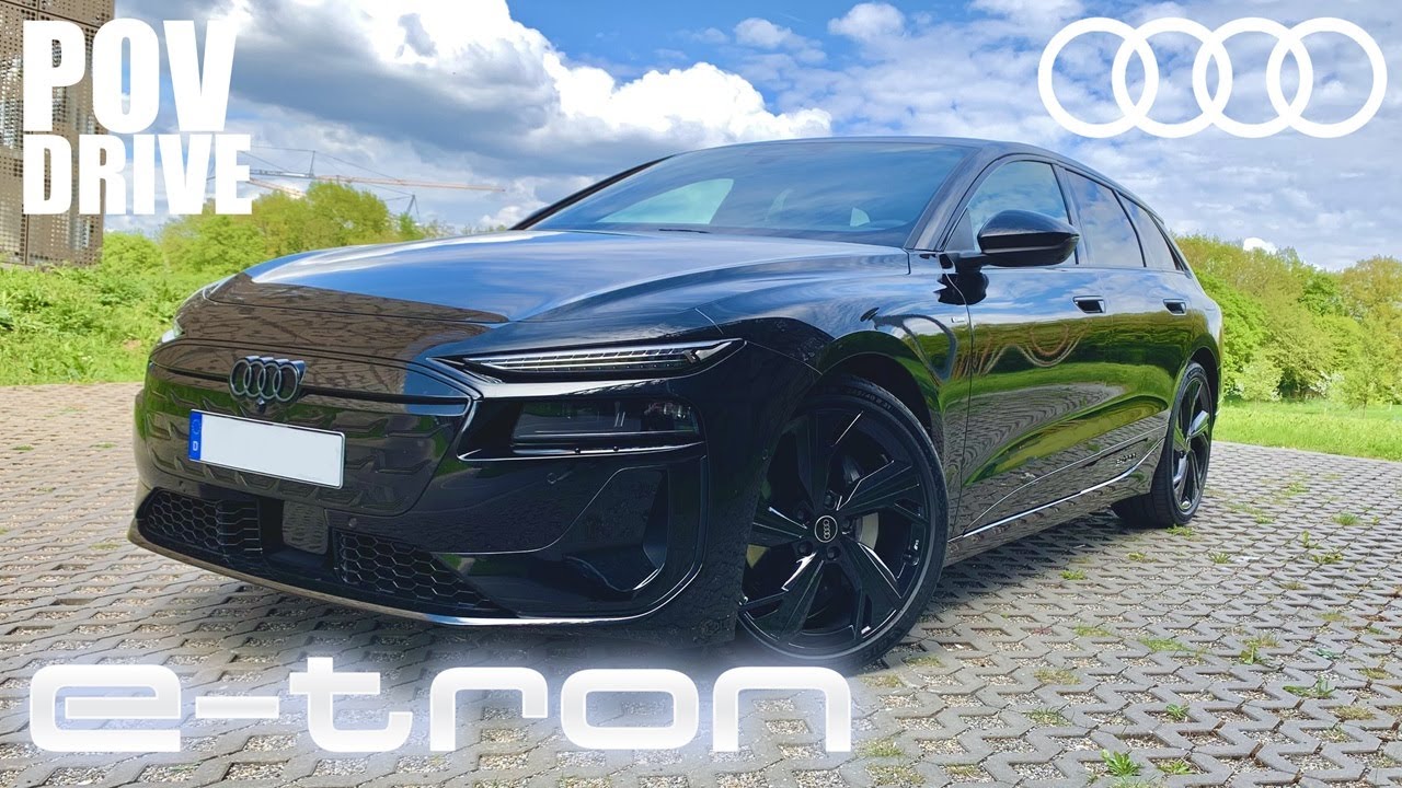 Audi A6 Avant e-tron | POV Test Drive | Exterior & Interior Design | 75.8 kWh