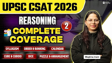UPSC CSAT 2025 Reasoning Syllabus Preparation | Reasoning Important Topics & MCQ for CSAT | EduTap