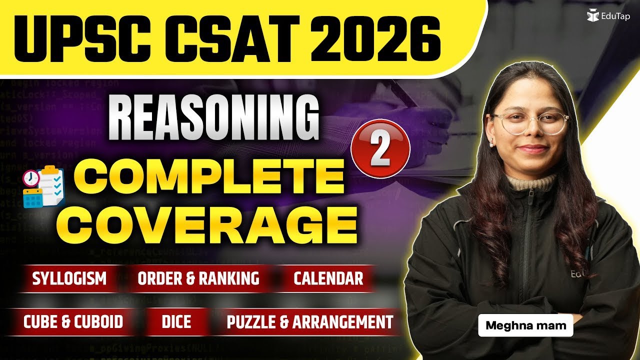 UPSC CSAT 2025 Reasoning Syllabus Preparation | Reasoning Important ...