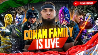 :   CONAN FAMILY       PUBG MOBILE
