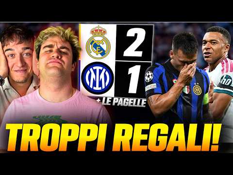 Video Grande INTER Condannato da troppi ERRORI! Reazione e PAGELLE Real Madrid-Inter 2-1