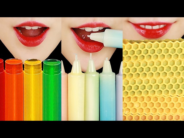 27MINS WAX CANDY ASMR COMPILATION FOR SLEEP 😴 WAX CANDY MUKBANG NO TALKING