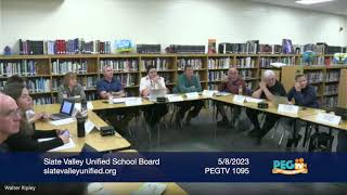 Slate Valley Unified Union School Board-  May 8, 2023