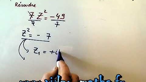 Equation du second degré - NOMBRES COMPLEXES