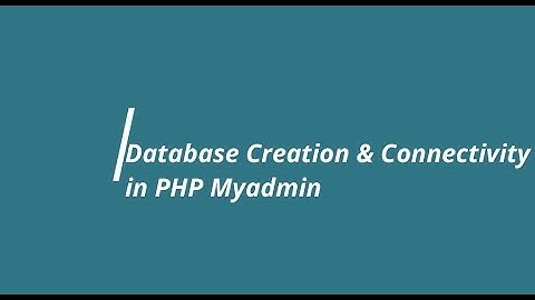 Santhisoft Technologies | PHP Tutorial | Part 6 | Database Connection