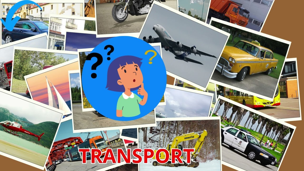 Cards for Kids   Transportation with Sounds from each names