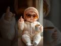 Sweetest little baby🥰 | with coffee ☕ | dudi dudi dam dam 🤍🤎 | #shorts #viral #funny #trending 239