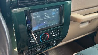 1998-2006 Jeep Wrangler TJ double din radio