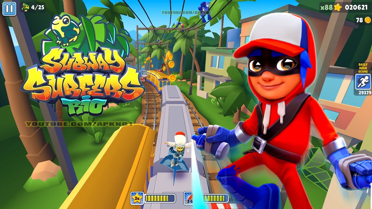 Subway Surfers Rio: Frank's Time Tag Challenge for Ultimate Escape