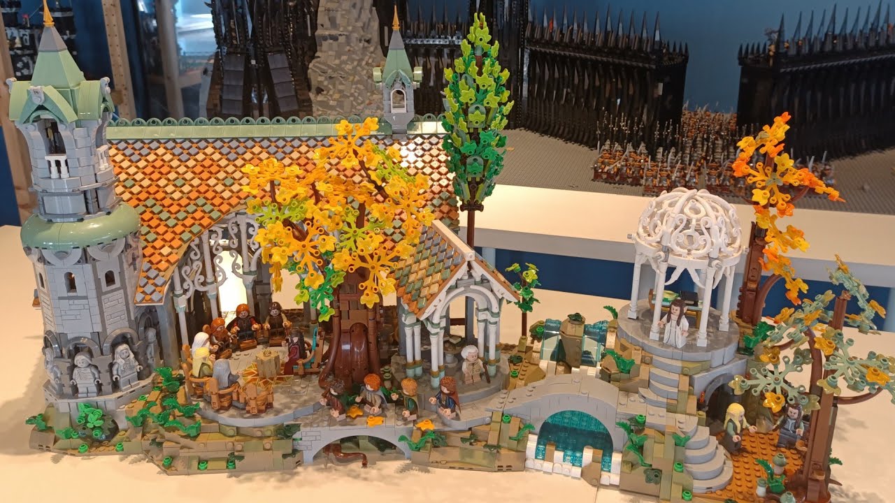 LEGO LOTR - 10316 RIVENDELL Speed Build 🌲🌿🌳